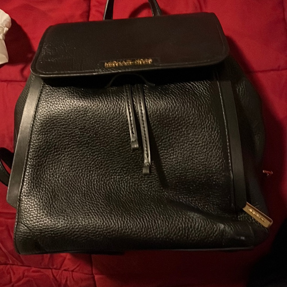 Black MK medium backpack